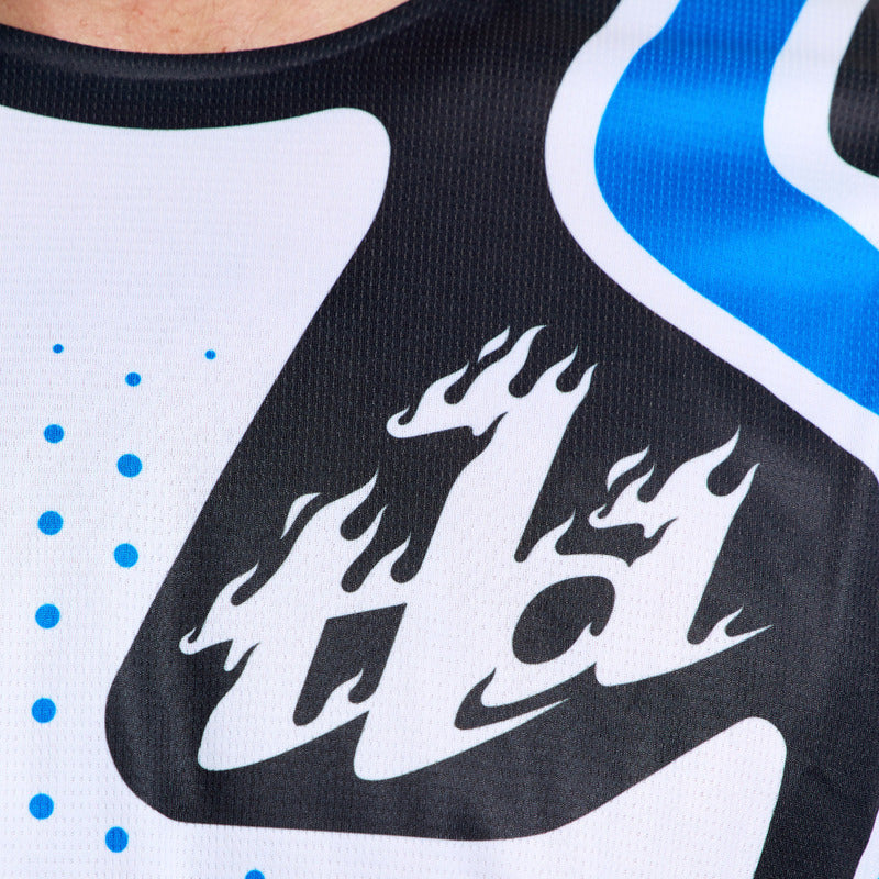 TROY LEE DESIGNS GP Pro Jersey - Roller White/Blue