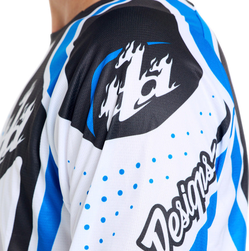TROY LEE DESIGNS GP Pro Jersey - Roller White/Blue