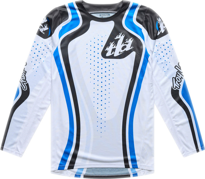 TROY LEE DESIGNS GP Pro Jersey - Roller White/Blue