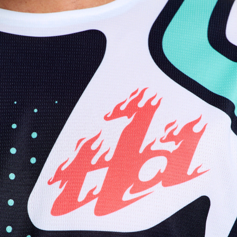 TROY LEE DESIGNS GP Pro Jersey - Roller White/Blue