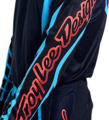 TROY LEE DESIGNS GP Pro Jersey - Framework Black/Cyan