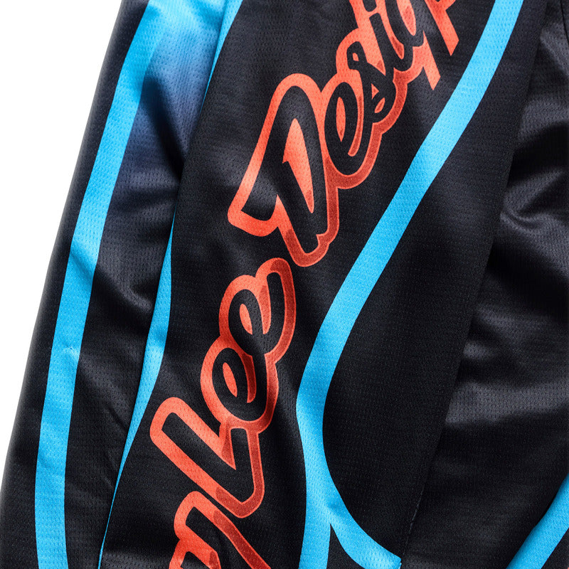 TROY LEE DESIGNS GP Pro Jersey - Framework Black/Cyan