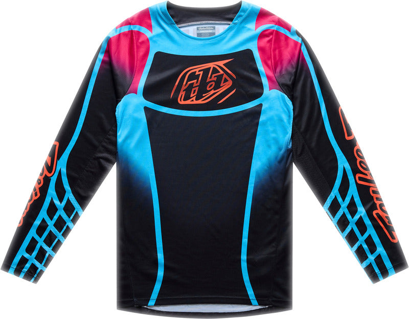 TROY LEE DESIGNS GP Pro Jersey - Framework Black/Cyan