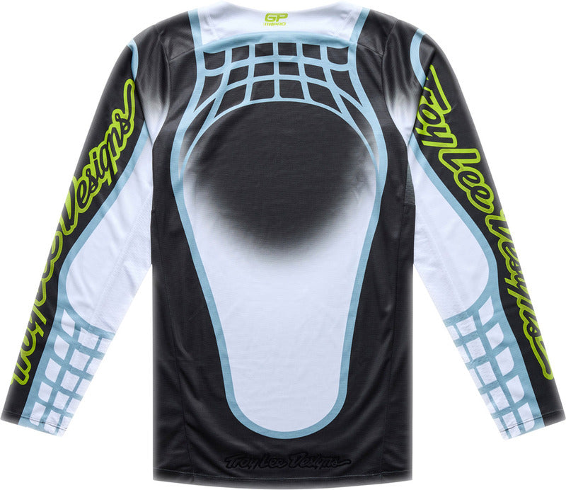 TROY LEE DESIGNS GP Pro Jersey - Framework Black/Cyan