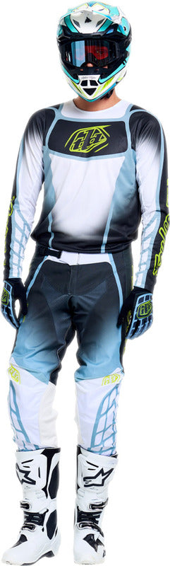 TROY LEE DESIGNS GP Pro Jersey - Framework Black/Cyan