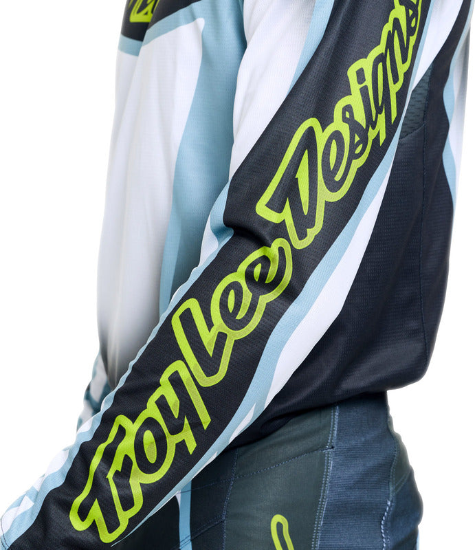 TROY LEE DESIGNS GP Pro Jersey - Framework Black/Cyan