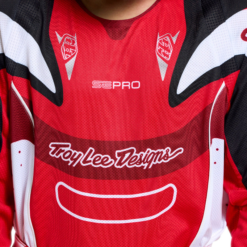 TROY LEE DESIGNS SE Pro Youth Jersey - Salvo Red/White