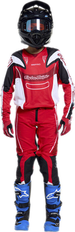 TROY LEE DESIGNS SE Pro Youth Pants - Salvo Red/White