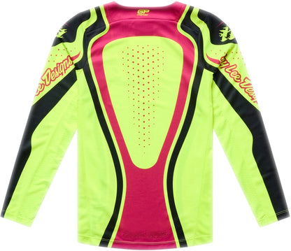 TROY LEE DESIGNS GP Pro Youth Jersey - Roller Flo Yellow/Fuschia