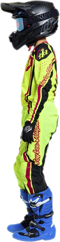 TROY LEE DESIGNS GP Pro Youth Jersey - Roller Flo Yellow/Fuschia