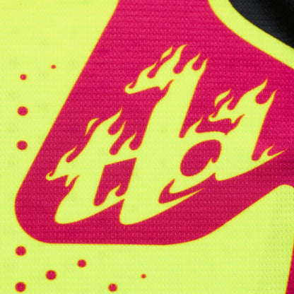 TROY LEE DESIGNS GP Pro Youth Jersey - Roller Flo Yellow/Fuschia