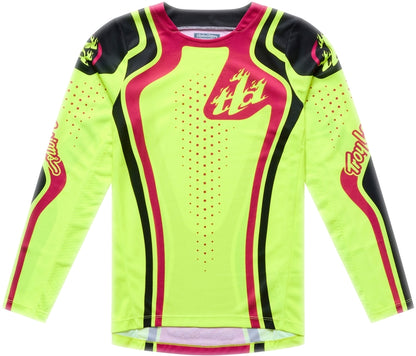 TROY LEE DESIGNS GP Pro Youth Jersey - Roller Flo Yellow/Fuschia