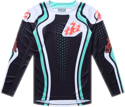 TROY LEE DESIGNS GP Pro Youth Jersey - Roller Flo Yellow/Fuschia