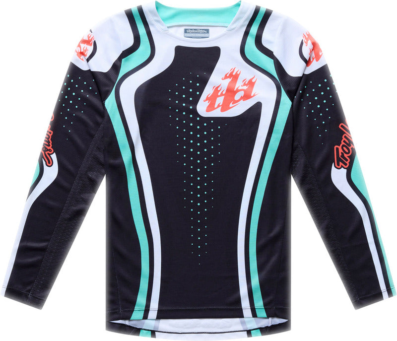 TROY LEE DESIGNS GP Pro Youth Jersey - Roller Flo Yellow/Fuschia
