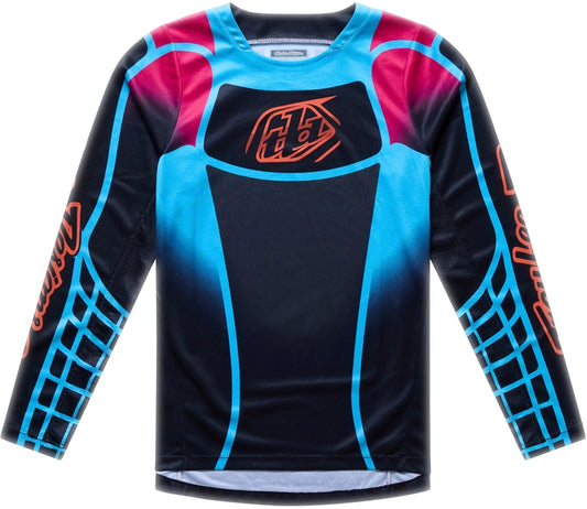 TROY LEE DESIGNS GP Pro Youth Jersey - Framework Black/Cyan