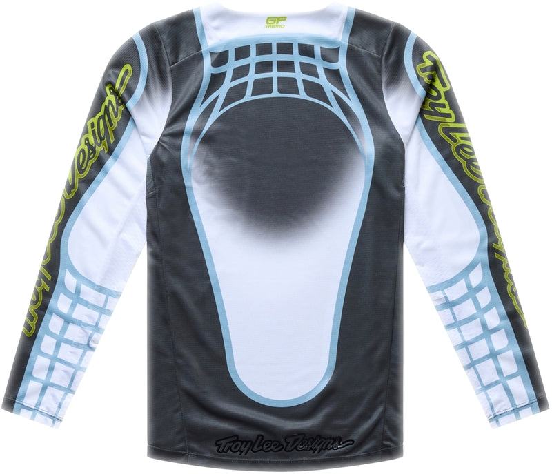TROY LEE DESIGNS GP Pro Youth Jersey - Framework Black/Cyan