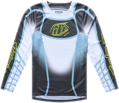 TROY LEE DESIGNS GP Pro Youth Jersey - Framework Black/Cyan