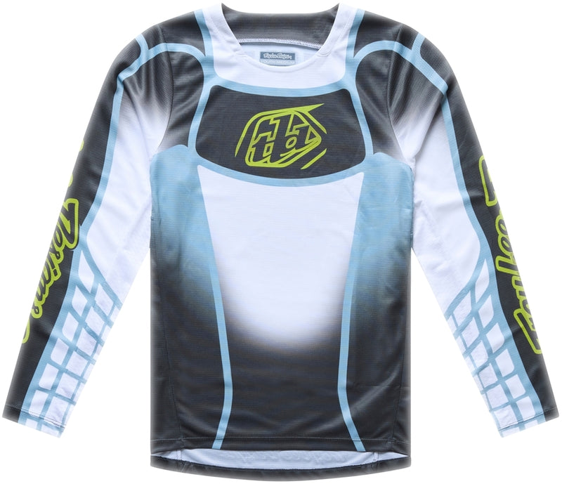 TROY LEE DESIGNS GP Pro Youth Jersey - Framework Black/Cyan