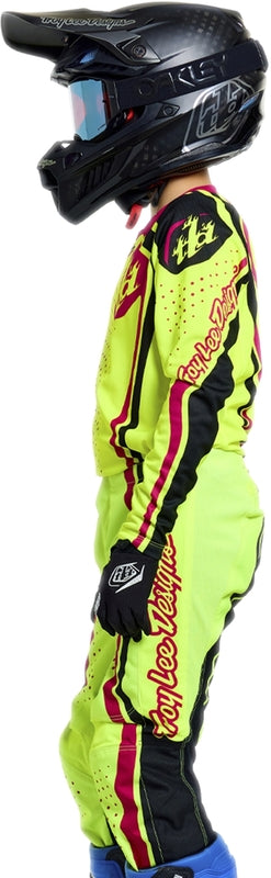 TROY LEE DESIGNS GP Pro Youth Pants - Roller Flo Yellow/Fuschia