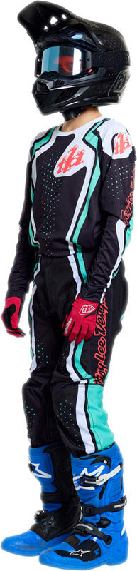TROY LEE DESIGNS GP Pro Youth Pants - Roller Flo Yellow/Fuschia