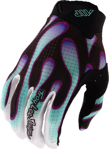 TROY LEE DESIGNS Air Gloves - Overspray White/Violet