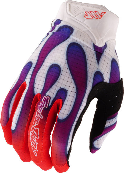 TROY LEE DESIGNS Air Youth Gloves - Overspray White/Violet