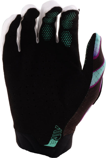 TROY LEE DESIGNS Air Youth Gloves - Overspray White/Violet