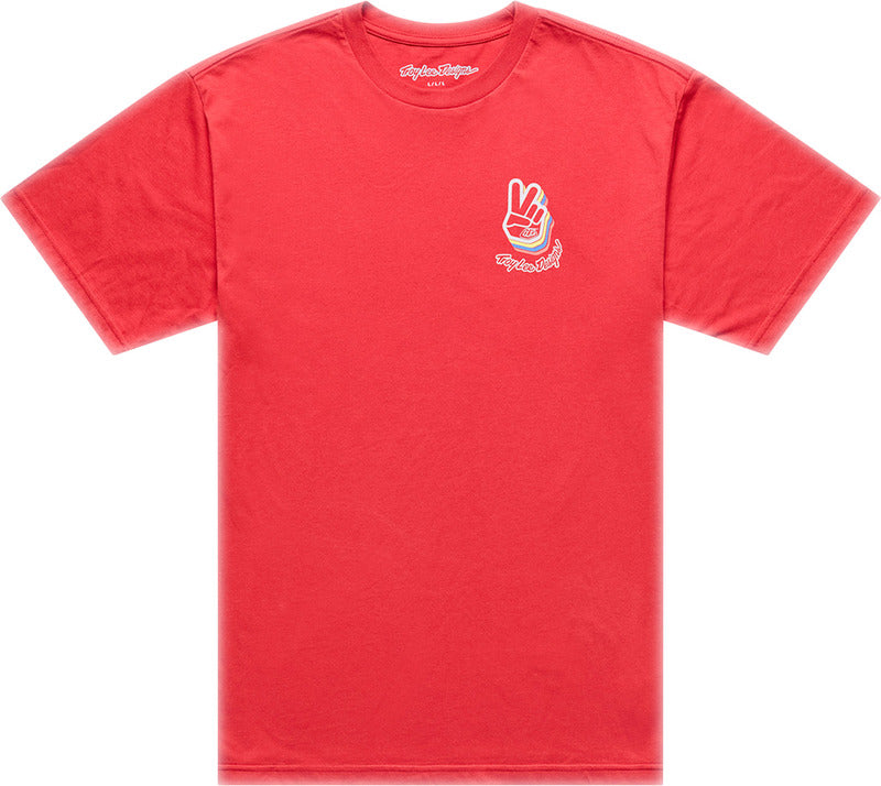 TROY LEE DESIGNS Deuces T-Shirt - Scarlet