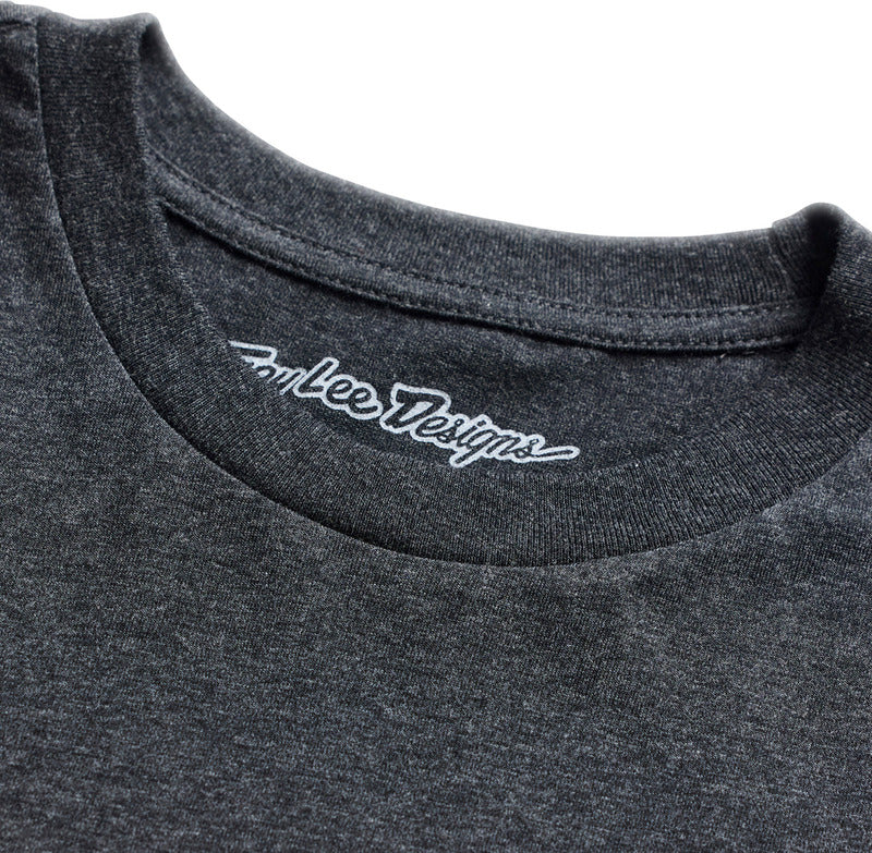 TROY LEE DESIGNS Finish Line T-Shirt - Black Heather