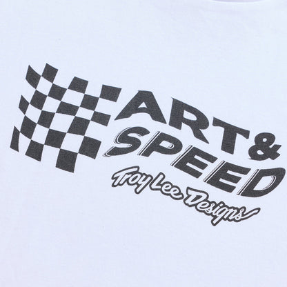 TROY LEE DESIGNS Finish Line T-Shirt - Black Heather