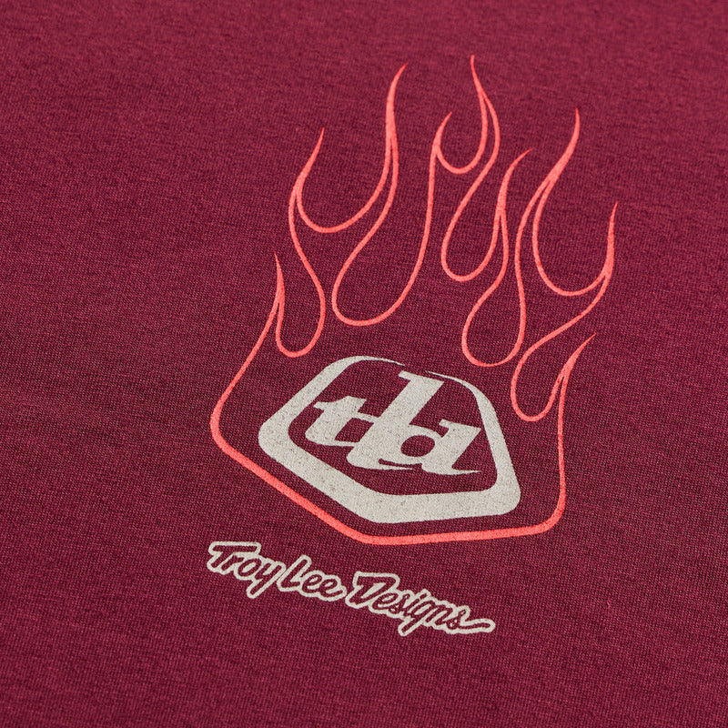 TROY LEE DESIGNS Flame2 T-Shirt - Sangria