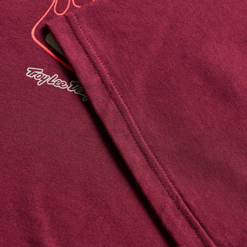 TROY LEE DESIGNS Flame2 T-Shirt - Sangria