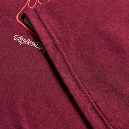 TROY LEE DESIGNS Flame2 T-Shirt - Sangria