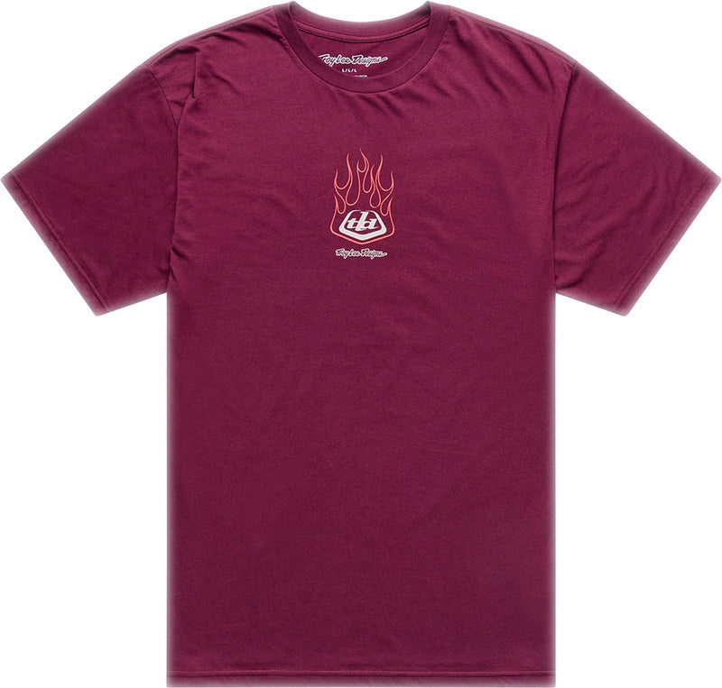 TROY LEE DESIGNS Flame2 T-Shirt - Sangria