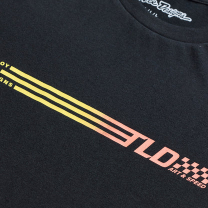 TROY LEE DESIGNS Stripes T-Shirt - Black
