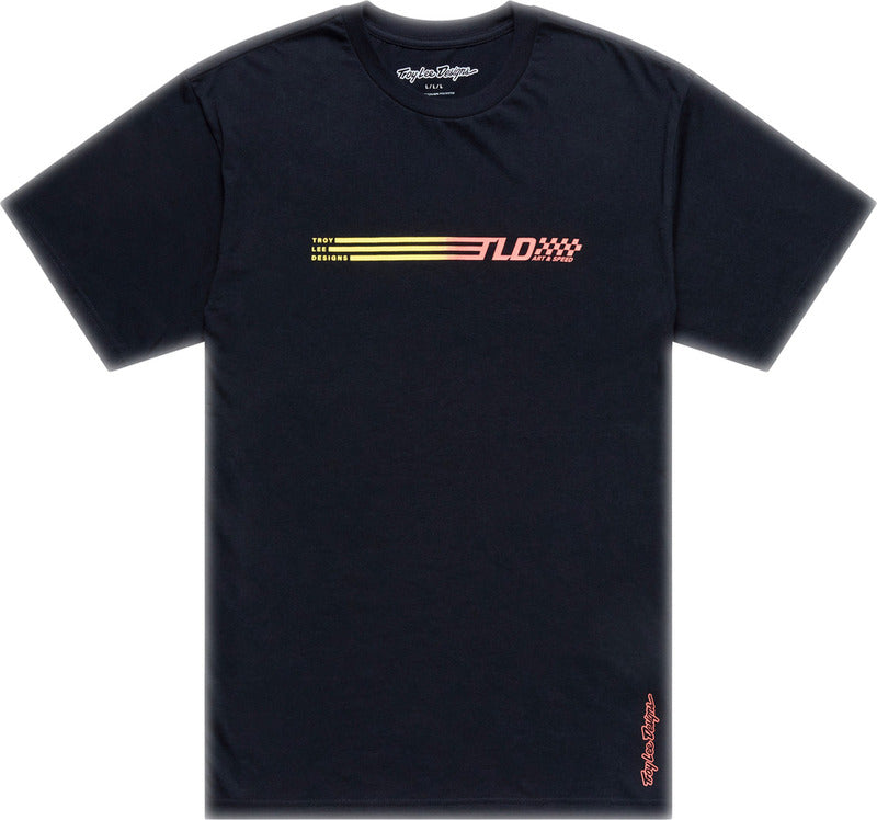TROY LEE DESIGNS Stripes T-Shirt - Black