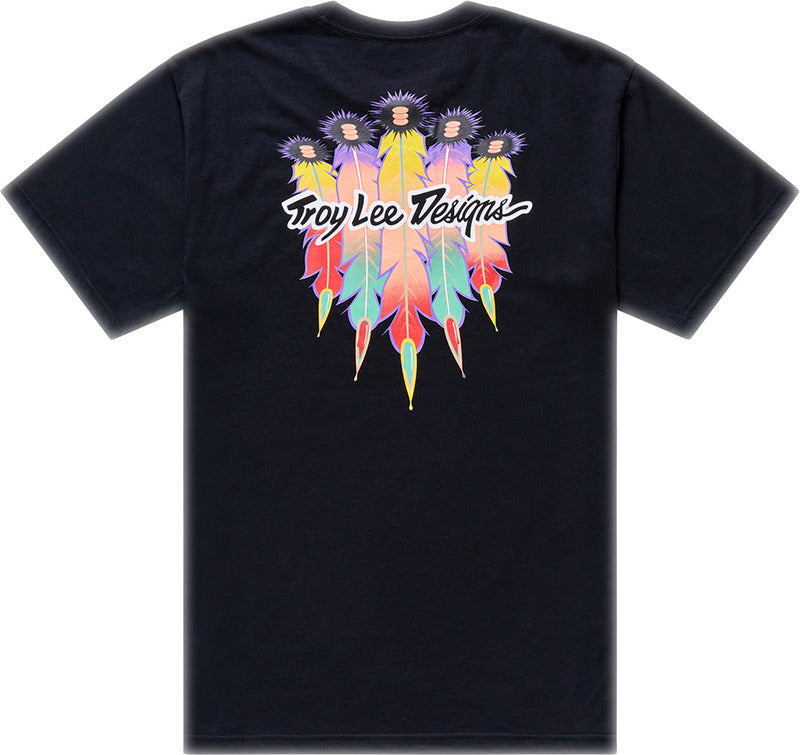TROY LEE DESIGNS Feather T-Shirt - Black