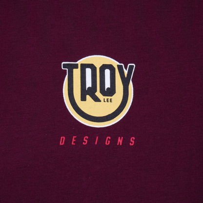 TROY LEE DESIGNS Happy Dayz Women T-Shirt - Sangria
