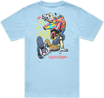 TROY LEE DESIGNS Heritage Youth T-Shirt - Dawn Blue