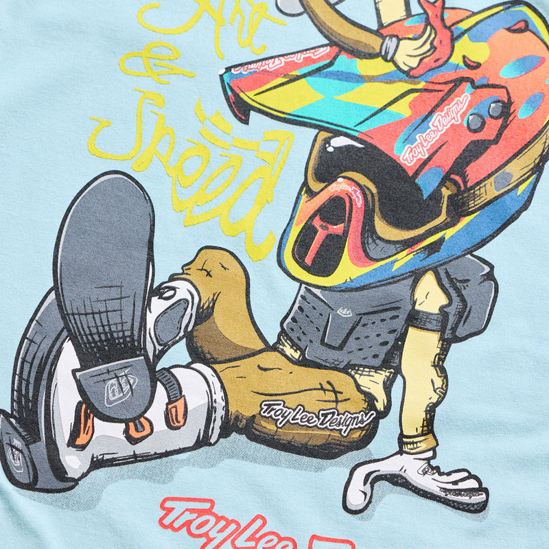 TROY LEE DESIGNS Heritage Youth T-Shirt - Dawn Blue