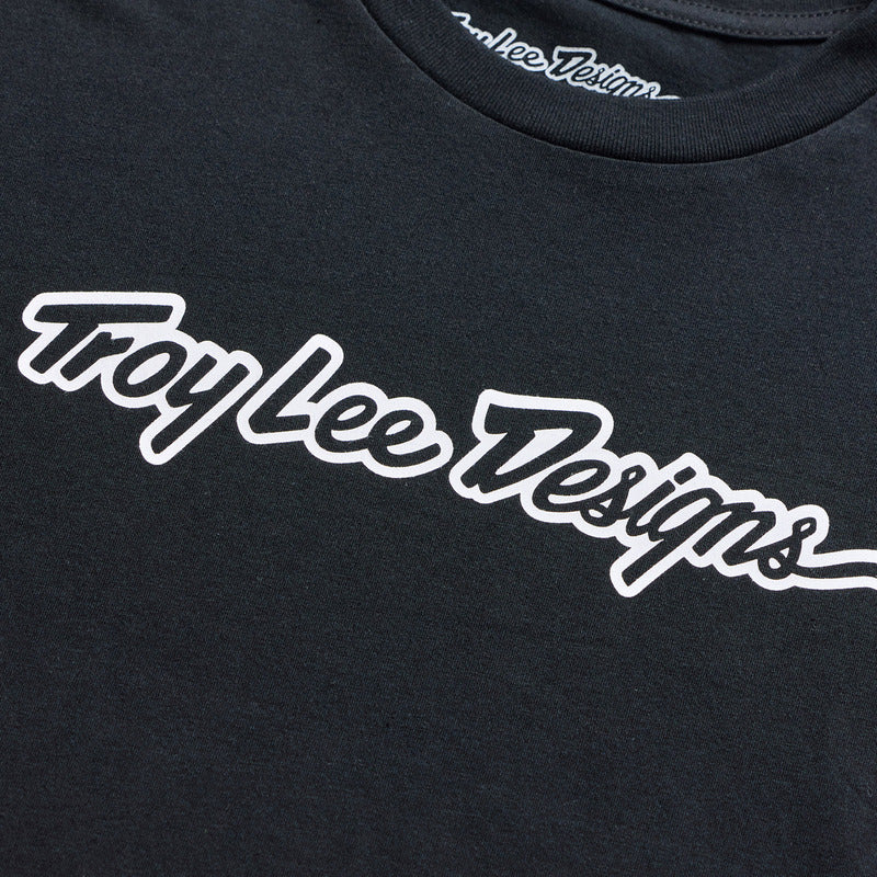 TROY LEE DESIGNS Long Sleeve Signature T-Shirt - Black