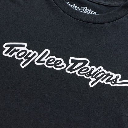 TROY LEE DESIGNS Long Sleeve Signature T-Shirt - Black