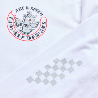 TROY LEE DESIGNS Long Sleeve Carb Club T-Shirt - White