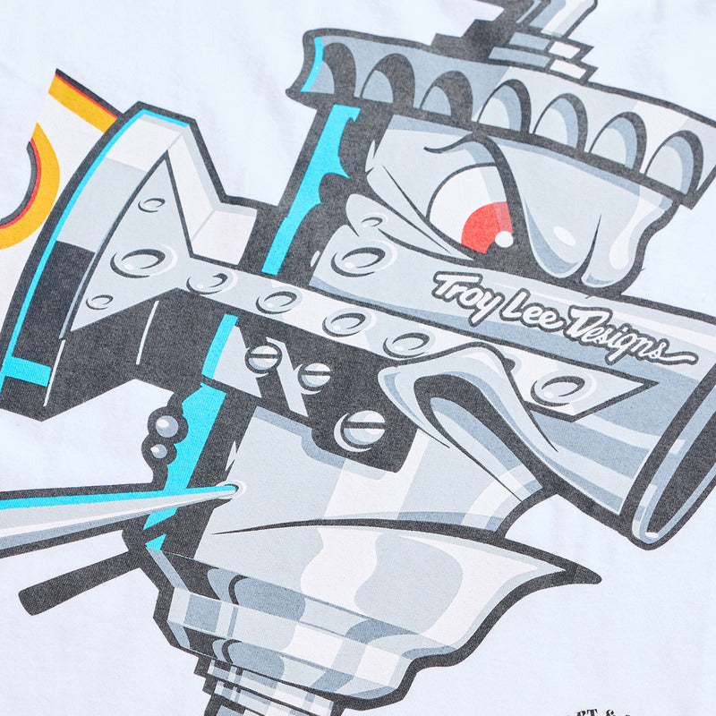 TROY LEE DESIGNS Long Sleeve Carb Club T-Shirt - White