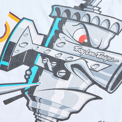 TROY LEE DESIGNS Long Sleeve Carb Club T-Shirt - White