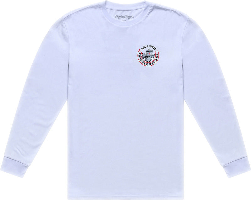 TROY LEE DESIGNS Long Sleeve Carb Club T-Shirt - White