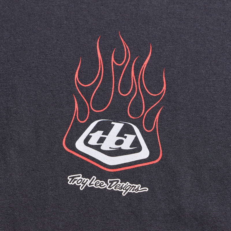 TROY LEE DESIGNS Long Sleeve Flame2 T-Shirt - Carbon