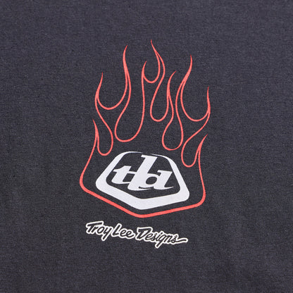 TROY LEE DESIGNS Long Sleeve Flame2 T-Shirt - Carbon