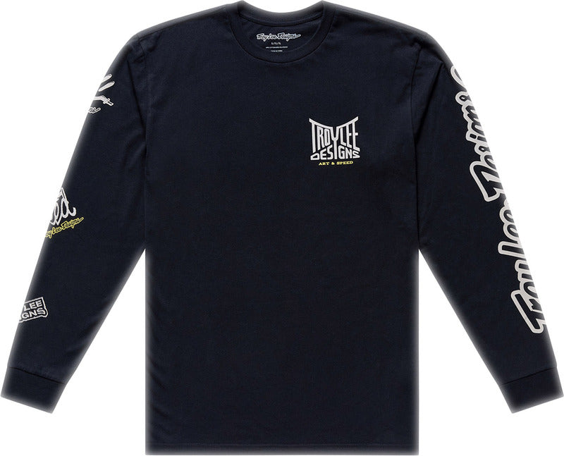 TROY LEE DESIGNS Long Sleeve Handlebar T-Shirt - Black