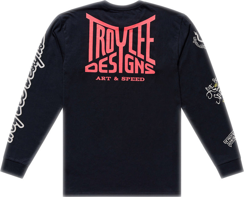 TROY LEE DESIGNS Long Sleeve Handlebar T-Shirt - Black